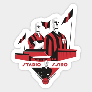 stadio sansiro milano Sticker